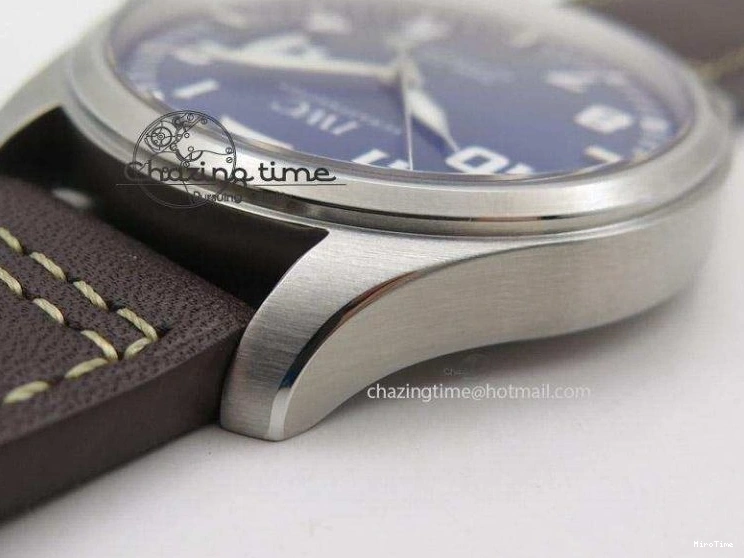 MIROTIME 0202 Mark XVII Le Petit Prince MK Maker 1:1 Best Edition SS Blue Dial On Brown Leather Strap A ComfortFit 7377